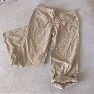 The North Face ~ tan cargo pants size 6